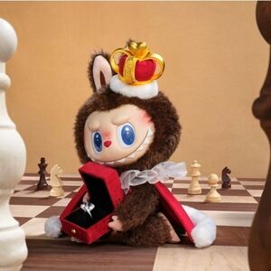 Checkmate King Labubu Plush Doll LET'S CHECKMATE